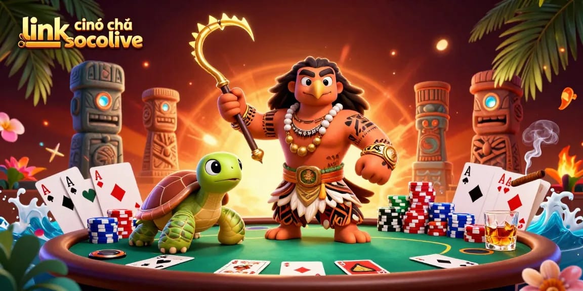Experience the thrill of the game with link chính thức socolive as they engage in action-packed poker!