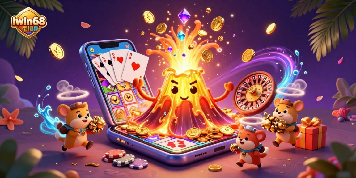 Join the excitement at iwin68 club as players enjoy vibrant slot games and win treasures!