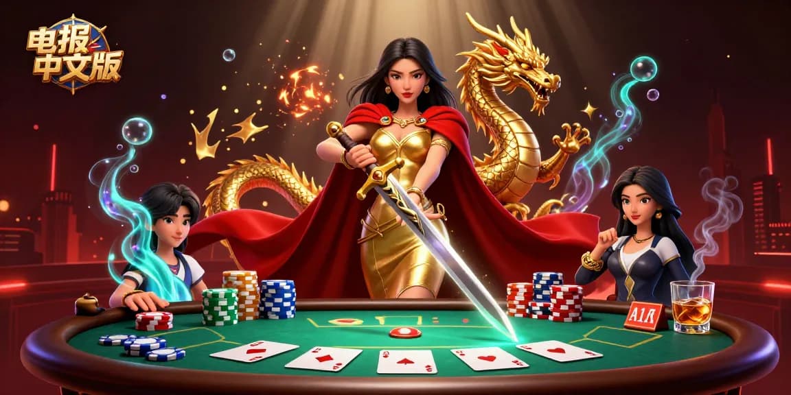 体验电报中文版带来的赌博刺激,充满活力的赌场元素与 empowered warrior queen 交织在一起。