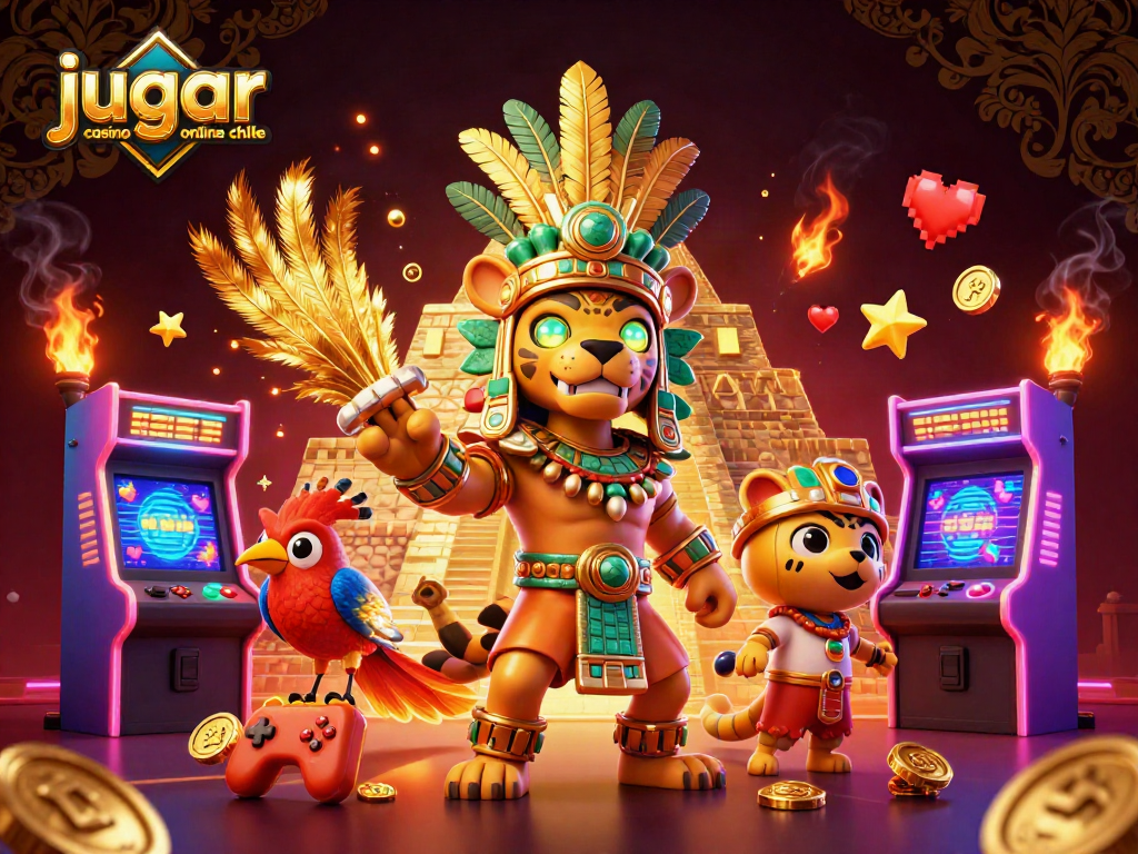 Jugar casino online Chile con tragamonedas vibrantes y personajes de alta calidad.