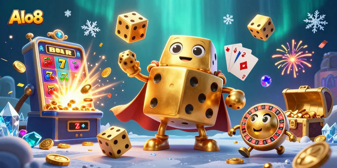 Experience winning moments at Alo8 with dynamic casino characters and vibrant gaming elements.