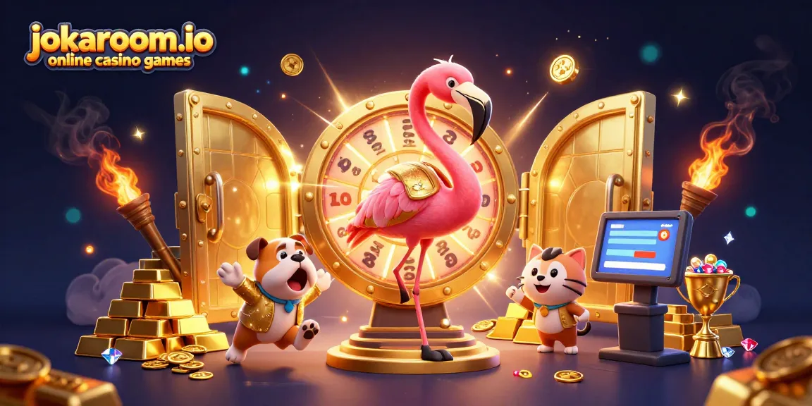Engage in thrilling gameplay with jokaroom.io online casino games featuring exciting characters and vibrant casino elements.