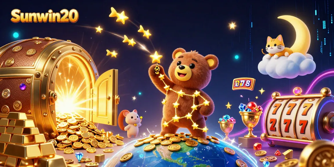 Experience thrilling wins with Sunwin20's cosmic casino adventure featuring sparkling treasures.
